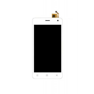Lcd With Touch Screen For Karbonn A7 Turbo White By - Maxbhi.com