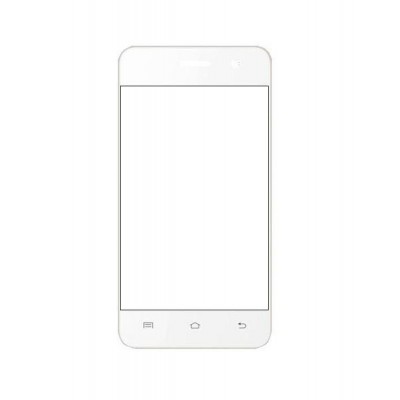 Replacement Front Glass For Karbonn Alfa A18 White By - Maxbhi.com