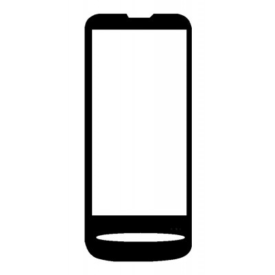 Replacement Front Glass For Karbonn K1212 Black By - Maxbhi.com