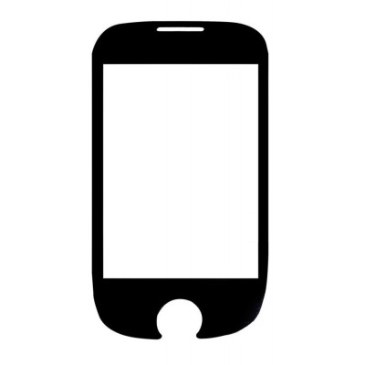 Replacement Front Glass For Karbonn K1515 Black By - Maxbhi.com