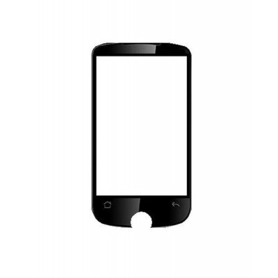 Replacement Front Glass For Karbonn K1818 Black By - Maxbhi.com