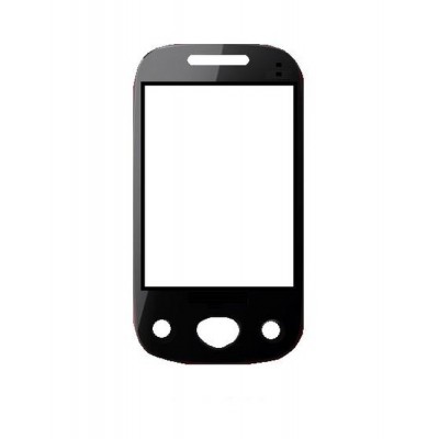 Replacement Front Glass For Karbonn K62 Silver Screen Black White By - Maxbhi.com