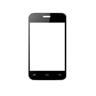 Replacement Front Glass For Karbonn K63 Plus Black By - Maxbhi Com