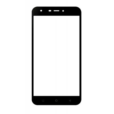 Replacement Front Glass For Karbonn K9 Viraat Black By - Maxbhi.com