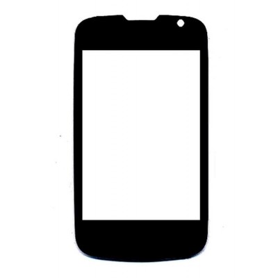 Replacement Front Glass For Karbonn Smart A55i Black By - Maxbhi.com
