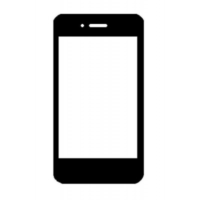 Replacement Front Glass For Karbonn Smart A66 Black By - Maxbhi.com