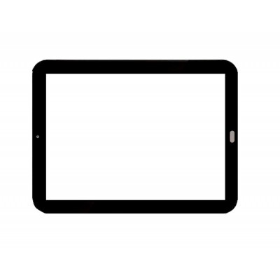 Replacement Front Glass For Karbonn Smart Tab 10 Cosmic Black By - Maxbhi.com