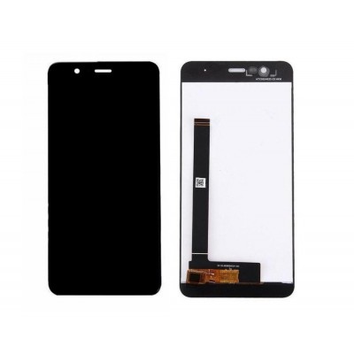 Lcd With Touch Screen For Asus Zenfone Pegasus 3 16gb Black By - Maxbhi Com