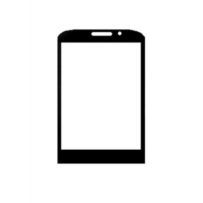 Replacement Front Glass For Asus P320 Black By - Maxbhi.com