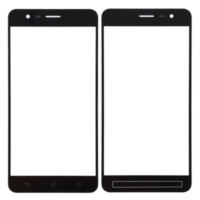 Replacement Front Glass For Asus Zenfone Zoom S Black By - Maxbhi Com