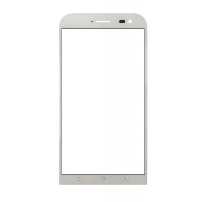 Replacement Front Glass For Asus Zenfone Zoom Zx551ml White By - Maxbhi.com