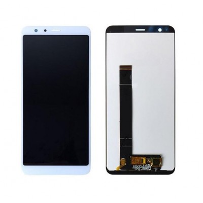 Lcd With Touch Screen For Asus Zenfone Max Plus M1 White By - Maxbhi Com