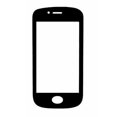 Replacement Front Glass For Infinix Diamond X402 Black By - Maxbhi.com