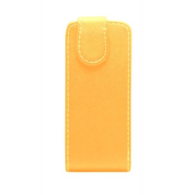 Flip Cover For Intex Fame 301 Black Yellow By - Maxbhi.com