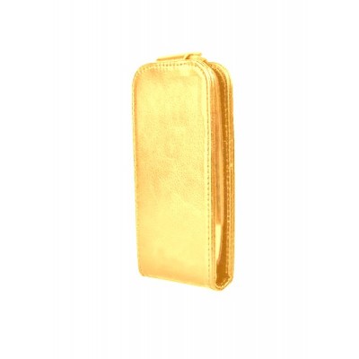 Flip Cover For Intex Spy 7 White Gold By - Maxbhi.com