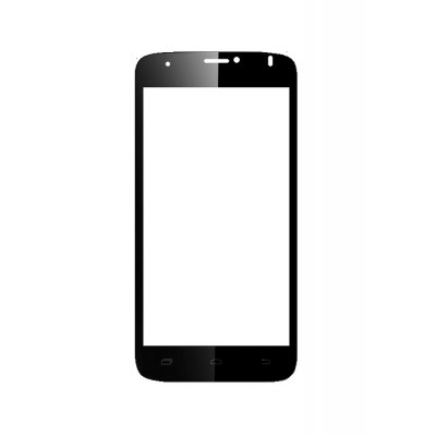 Replacement Front Glass For Intex Aqua I14 Black By - Maxbhi.com