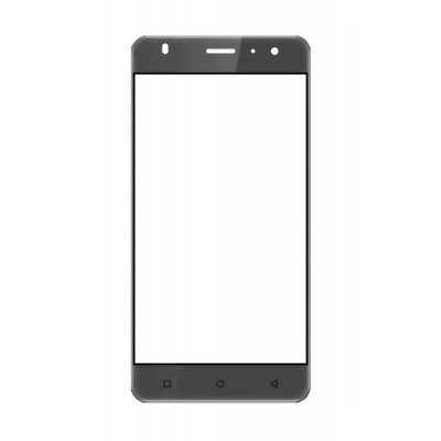 Replacement Front Glass For Intex Aqua S3 Black By - Maxbhi.com
