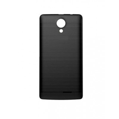 Back Panel Cover For Intex Aqua Lions N1 Black - Maxbhi.com