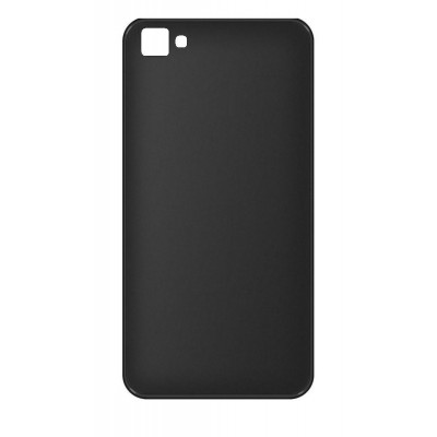 Back Panel Cover For Intex Aqua S1 Black - Maxbhi.com
