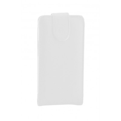 Flip Cover For Intex Gravity Plus White By - Maxbhi.com