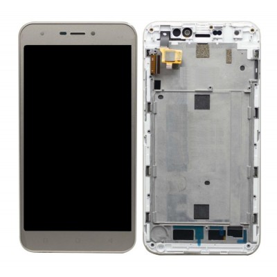 Lcd With Touch Screen For Intex Aqua 5 5 Vr Plus Champagne By - Maxbhi Com