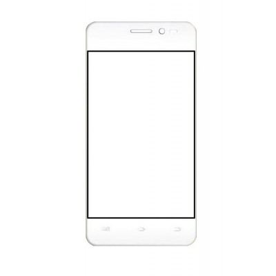Replacement Front Glass For Intex Aqua E4 White By - Maxbhi.com