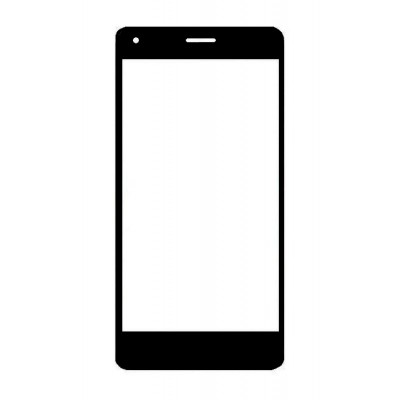 Replacement Front Glass For Intex Aqua Pride Grey By - Maxbhi.com