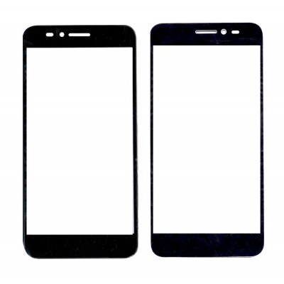 Replacement Front Glass For Intex Aqua S7 Black By - Maxbhi Com