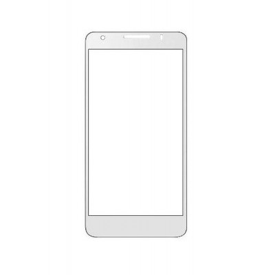 Replacement Front Glass For Intex Cloud M6 8gb White By - Maxbhi.com