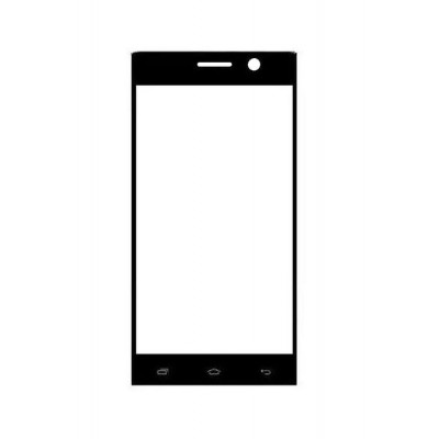 Replacement Front Glass For Intex Cloud Power Black By - Maxbhi.com