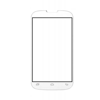 Replacement Front Glass For Intex Cloud Y13 Plus White By - Maxbhi.com