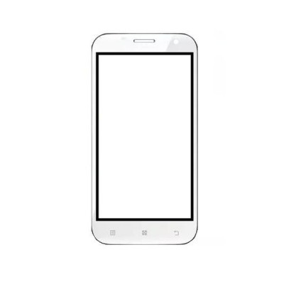 Replacement Front Glass For Intex Cloud Z6 White By - Maxbhi.com