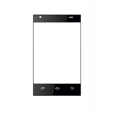 Replacement Front Glass For Intex Crystal 3.5 Black By - Maxbhi.com