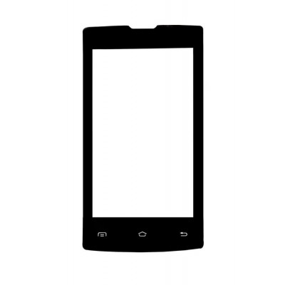 Replacement Front Glass For Intex Crystal 702 Black By - Maxbhi.com