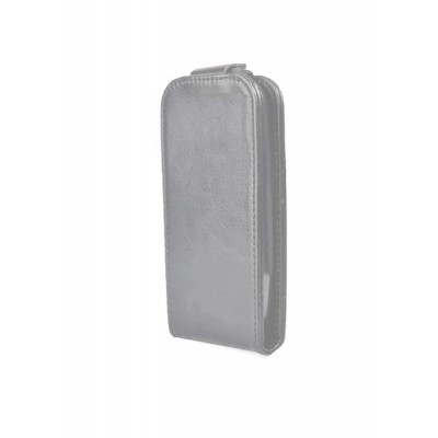 Flip Cover For Spice Power 5855 Grey By - Maxbhi.com