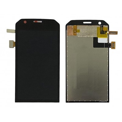 Lcd With Touch Screen For Cat S31 White By - Maxbhi Com