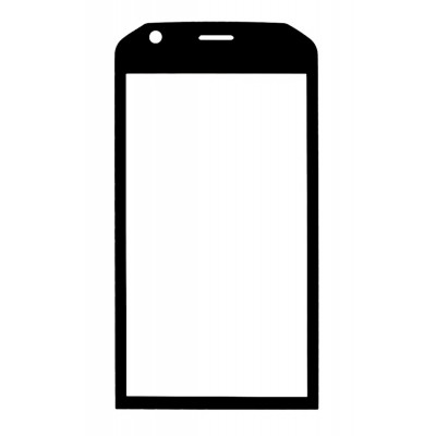 Replacement Front Glass For Cat S40 White By - Maxbhi.com