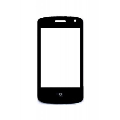 Replacement Front Glass For Spice Fire One Mifx1 Black By - Maxbhi.com