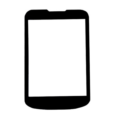 Replacement Front Glass For Spice M5566 Flo Entertainer White By - Maxbhi.com