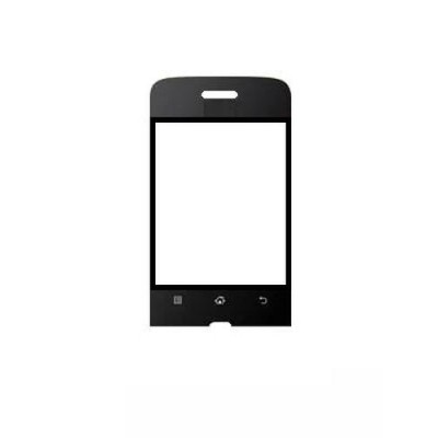 Replacement Front Glass For Spice M5885 Cappuccino 2 White By - Maxbhi.com