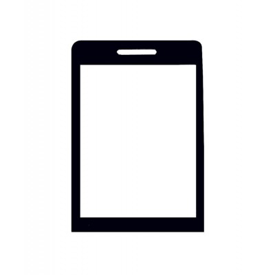 Replacement Front Glass For Spice M5900 Flo Tv Pro Silver Grey By - Maxbhi.com