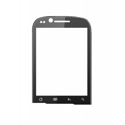 Replacement Front Glass For Spice Mi285 Stellar Black By - Maxbhi.com