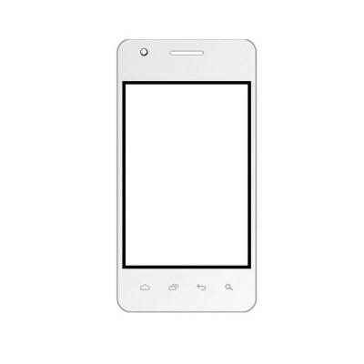 Replacement Front Glass For Spice Mi351 Smart Flo Black By - Maxbhi.com