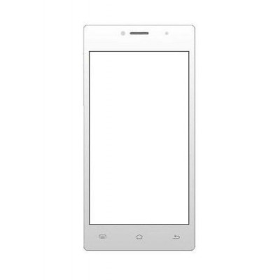 Replacement Front Glass For Spice Smart Flo Crystal Mi449 White By - Maxbhi.com