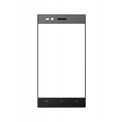 Replacement Front Glass For Spice Xlife 441q Black By - Maxbhi.com