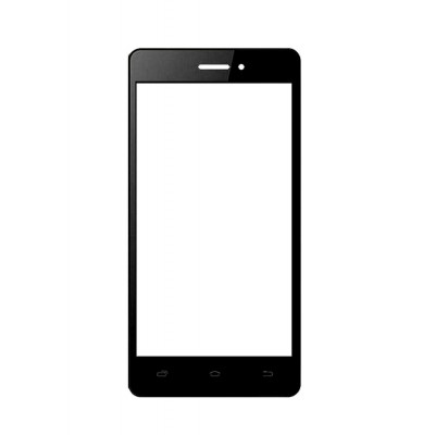Replacement Front Glass For Spice Xlife 450q Black By - Maxbhi.com
