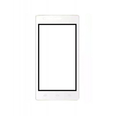 Replacement Front Glass For Spice Xlife 480q White By - Maxbhi.com