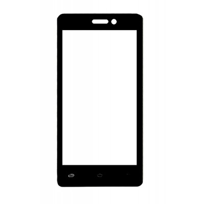 Replacement Front Glass For Spice Xlife M46q White By - Maxbhi.com