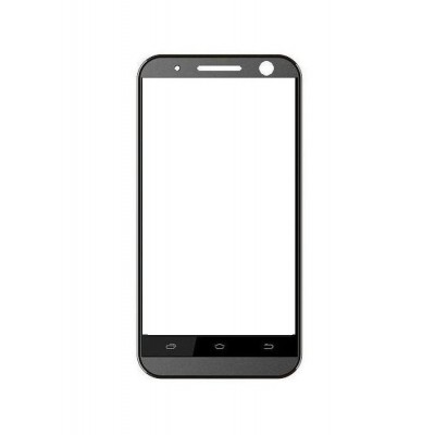 Replacement Front Glass For Spice Xlife M5 Pro Black By - Maxbhi.com