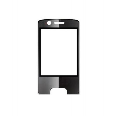 Replacement Front Glass For Coolpad 6268h Black By - Maxbhi.com